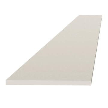 DI-TK8: Dallas Ivory Shaker 96"W x 4-1/2"H x 1/4"D Toe Kick Plate