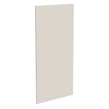 DI-BP4896-1/2: Dallas Ivory Shaker 48"W x 96"H x 1/2"D Base End Skin Panel