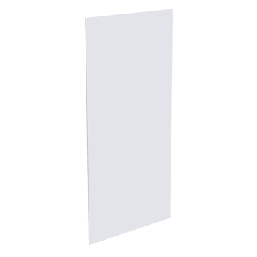 HF-BP4896-1/4: Frost White Shaker 48"W x 96"H x 1/4"D Base End Skin Panel