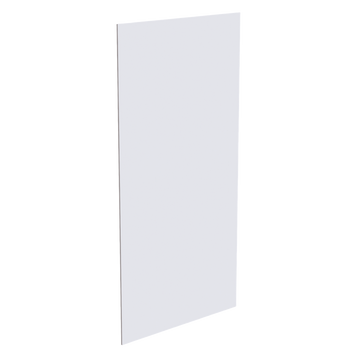 HF-BP4896-1/2: Frost White Shaker 48"W x 96"H x 1/2"D Base End Skin Panel