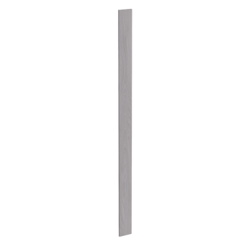 HLG-WF696: Light Gray Shaker 06"W x 96"H Wall Cabinet Filler