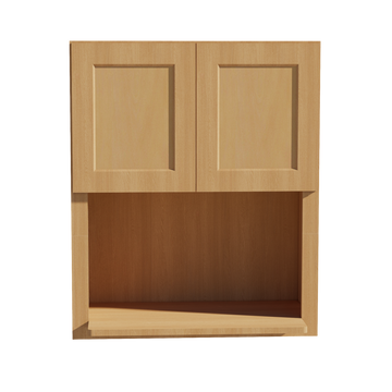 HT-WM3036: Timber Wood Shaker 30"W x 36"H 2 Doors Wall Built-in Microwave Cabinets