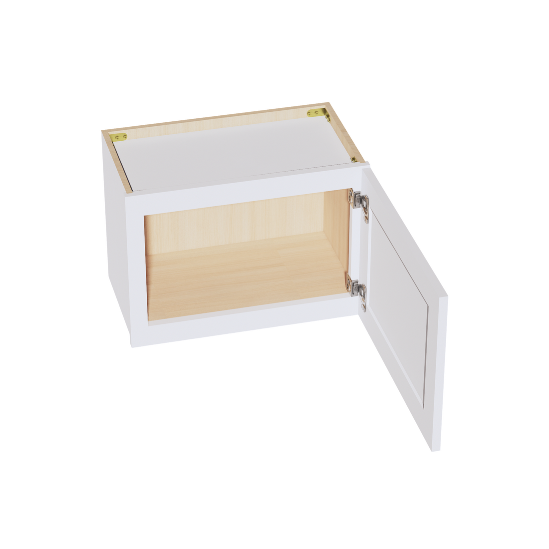 SF-W2115:霜白色超薄摇床 21 英寸宽 x 15 英寸高 1 门标准壁桥柜