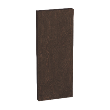 SM-FLS30: Mocha Brown Slim Shaker 30"W x 2"H x 12"D Flat Shelf