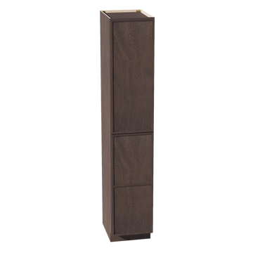 SM-TP1896: Mocha Brown Slim Shaker 18"W x 96"H x 24"D 2 Doors & 6 Shelves Tall Shelf Pantry Cabinets