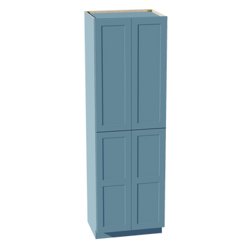 TG-TP3096: Soft Green Shaker 30"W x 96"H x 24"D 2 Doors & 6 Shelves Tall Shelf Pantry Cabinets