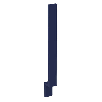 HB-BF3: Indigo Blue 3"W Base Cabinet FillerShaker