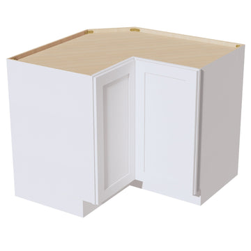HF-LSB36: Frost White Shaker 36" 2 Doors Lazy Susan Corner Base Cabinet