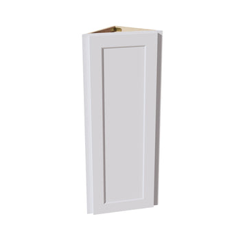 HF-WAE1242: Frost White Shaker 12"W x 42"H x 12"D 1 Door & 3 Shelves Wall Angle End Cabinet