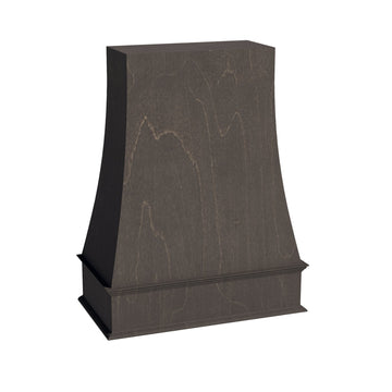 HG-WRH3648: Dark Gray Shaker 36"W x 48"H Wood Wall Mounted Range Hoods