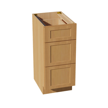 HT-VDB1521: Timber Wood Shaker 15"W x 34-1/2"H x 21"D 3 Drawers Vanity Base Cabinets