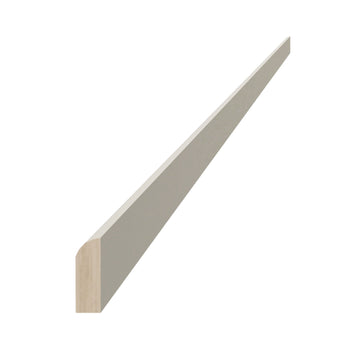 DI-SM8-S: Dallas Ivory Shaker 96"W x 3/4"H x 1/4"D Scribe Molding