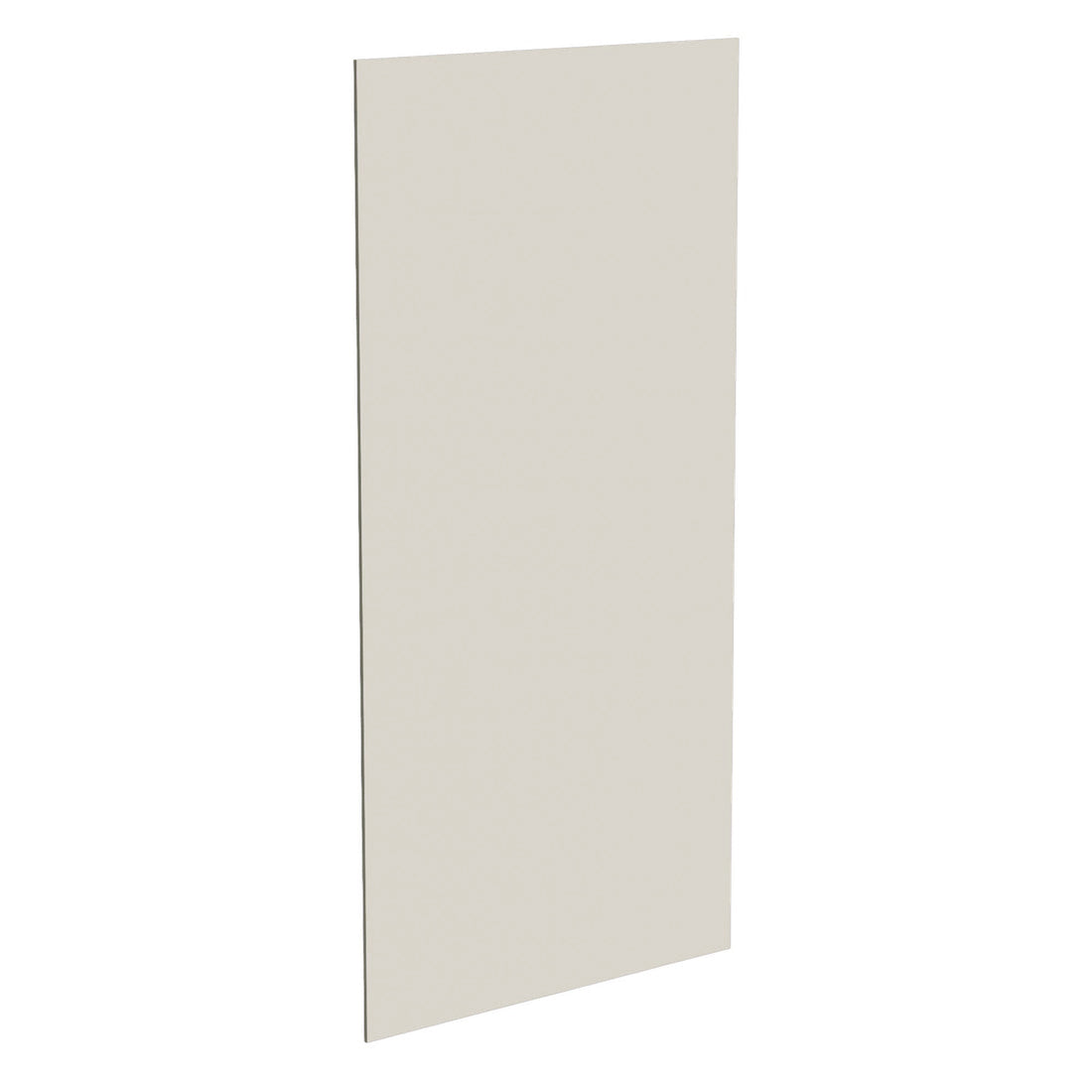 DI-BP4896-1/2: Dallas Ivory Shaker 48"W x 96"H x 1/2"D Base End Skin Panel