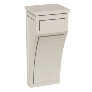 DI-CML：达拉斯象牙摇床，5-1/4英寸宽 x 12-1/2英寸高 x 4-1/2英寸深，大号牛腿