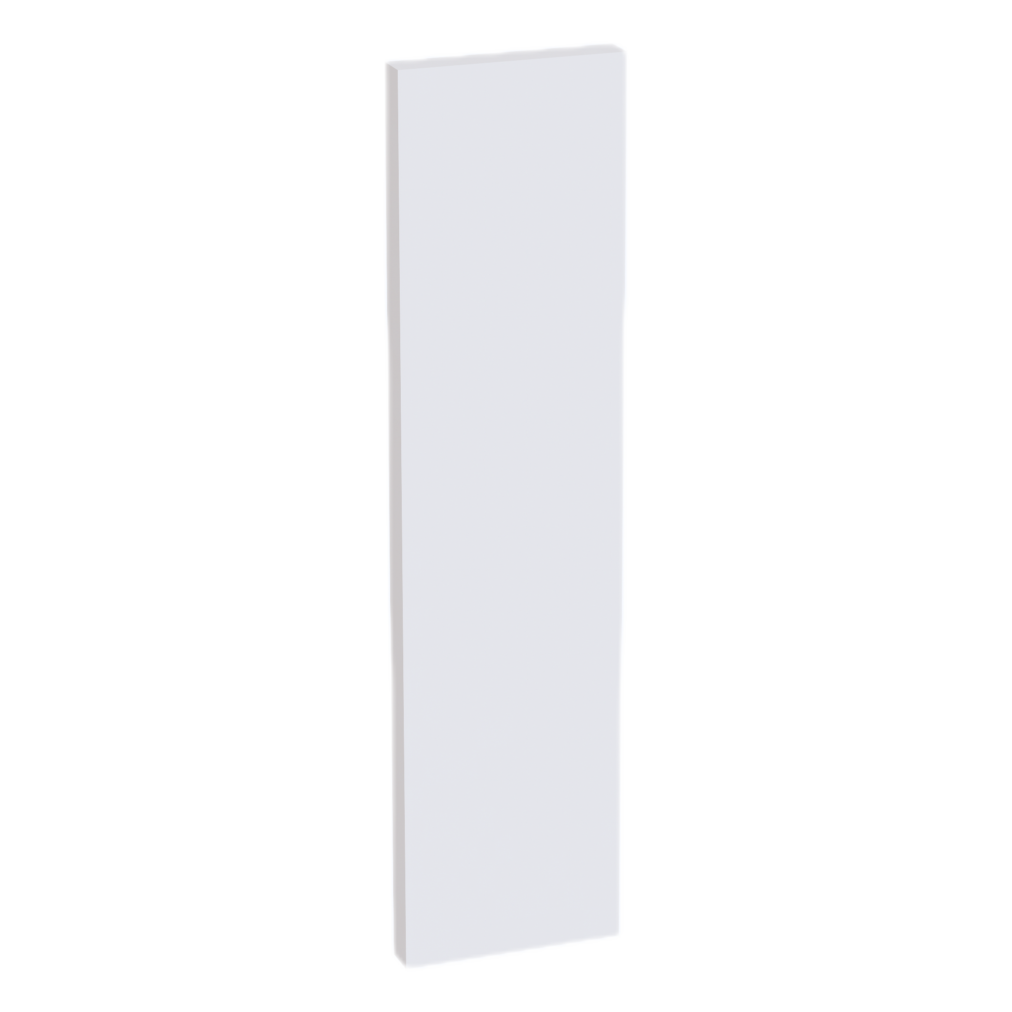 HF-FLS48: Frost White Shaker 48"W x 2"H x 12"D Flat Shelf