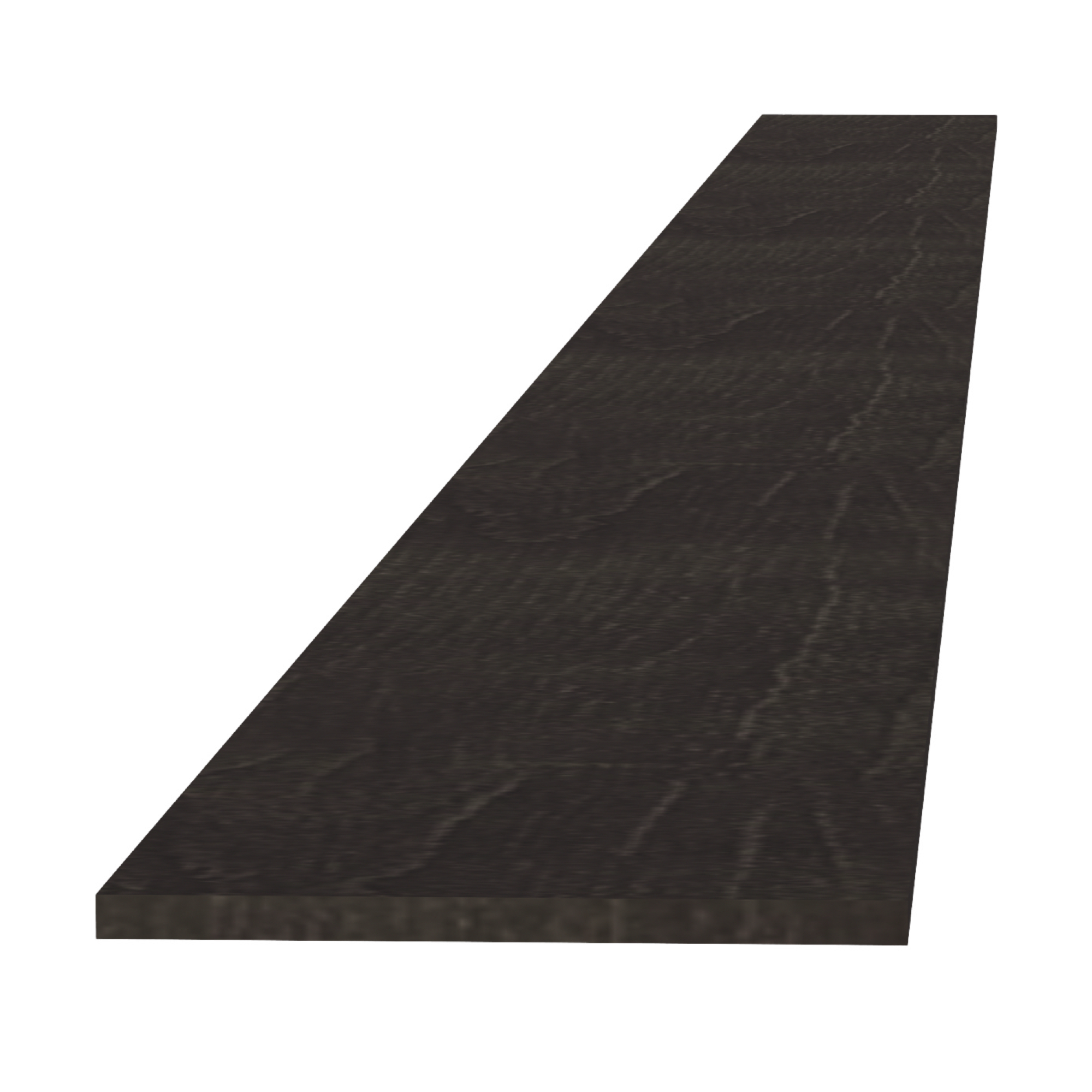 HG-TK8: Dark Gray Shaker 96"W x 4-1/2"H x 1/4"D Toe Kick Plate