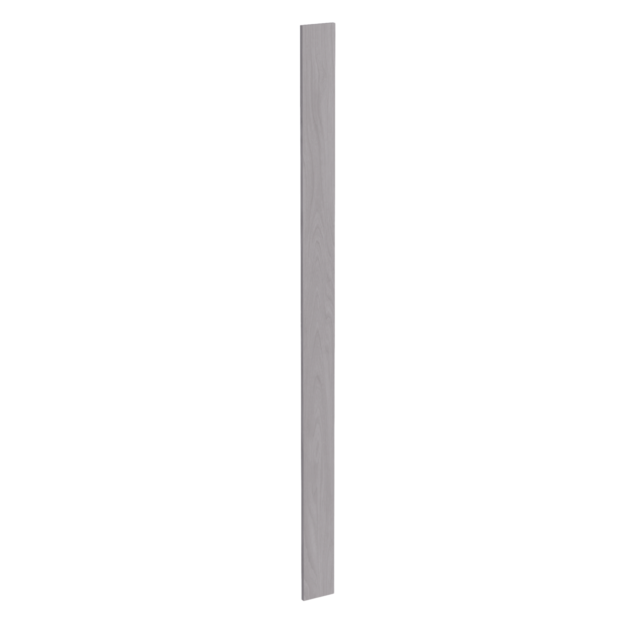 HLG-WF696: Light Gray Shaker 06"W x 96"H Wall Cabinet Filler