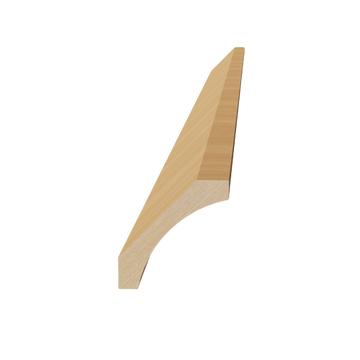 HT-CM4: Timber Wood Shaker 96"W x 2-1/2"H x 2-1/2"D Crown Molding