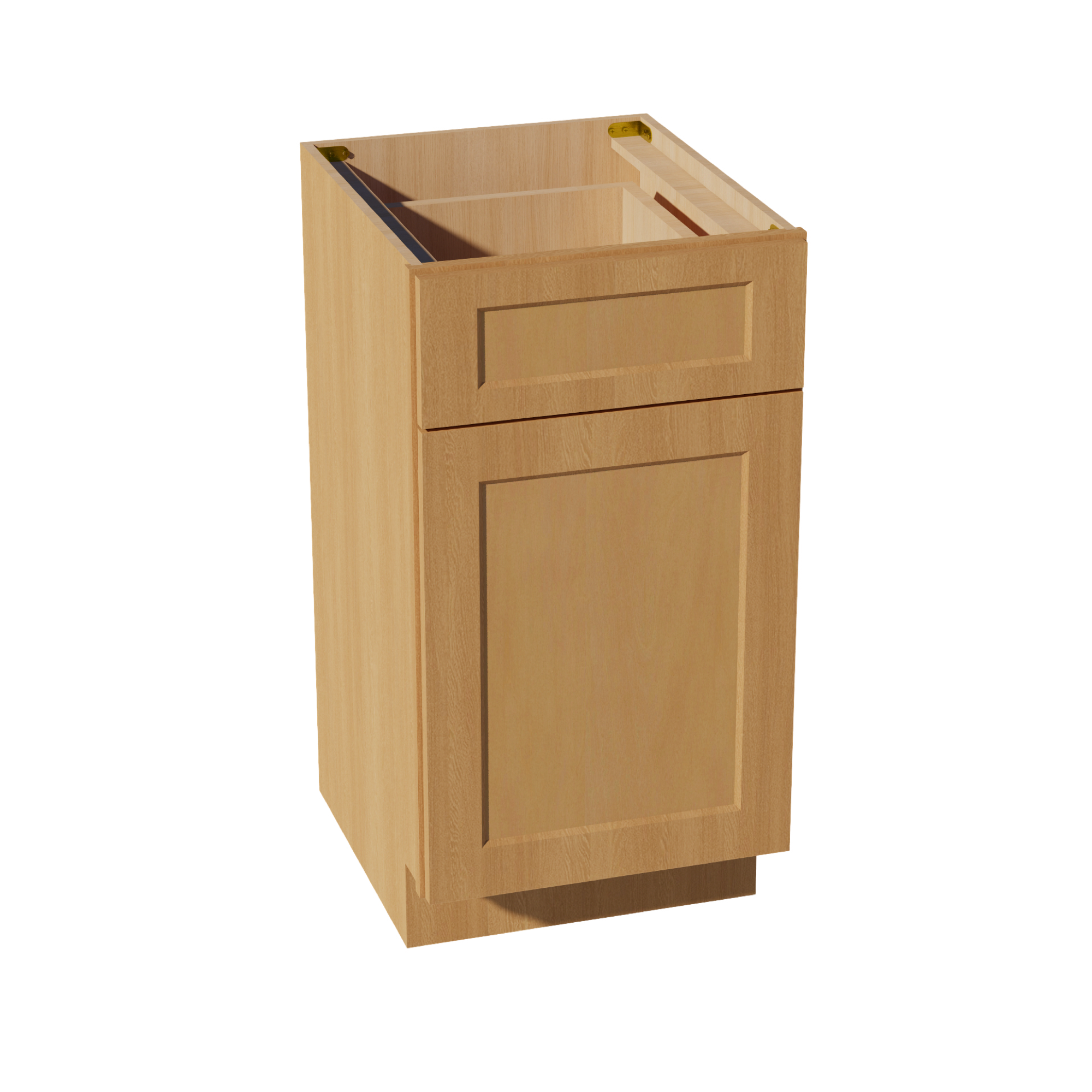 HT-VB1821: Timber Wood Shaker 18"W x 34-1/2"H x 21"D 1 Door & 1 Drawer Single Door Vanity Base Cabinets