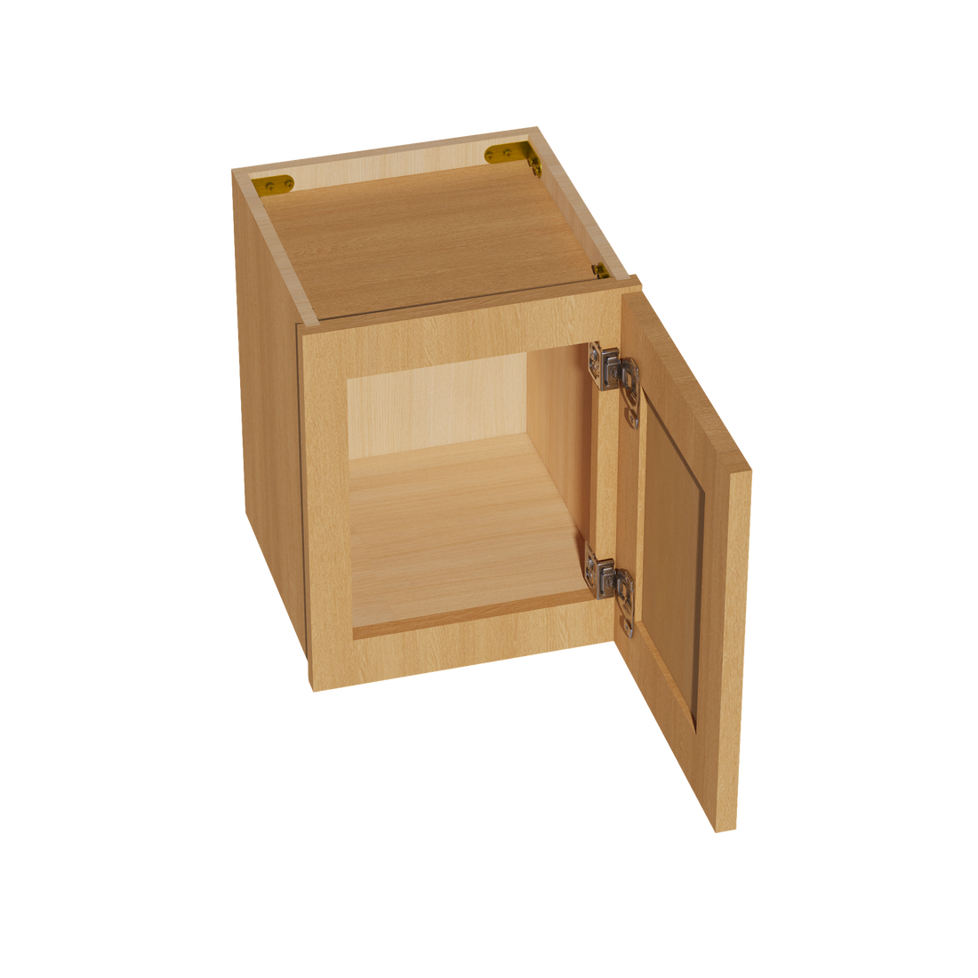 HT-W1215: Timber Wood Shaker 12"W x 15"H 1 Door Standard Wall Bridge Cabinet