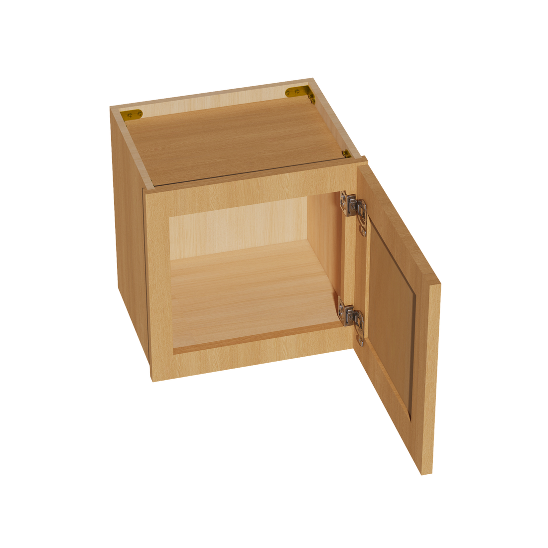 HT-W1515: Timber Wood Shaker 15"W x 15"H 1 Door Standard Wall Bridge Cabinet