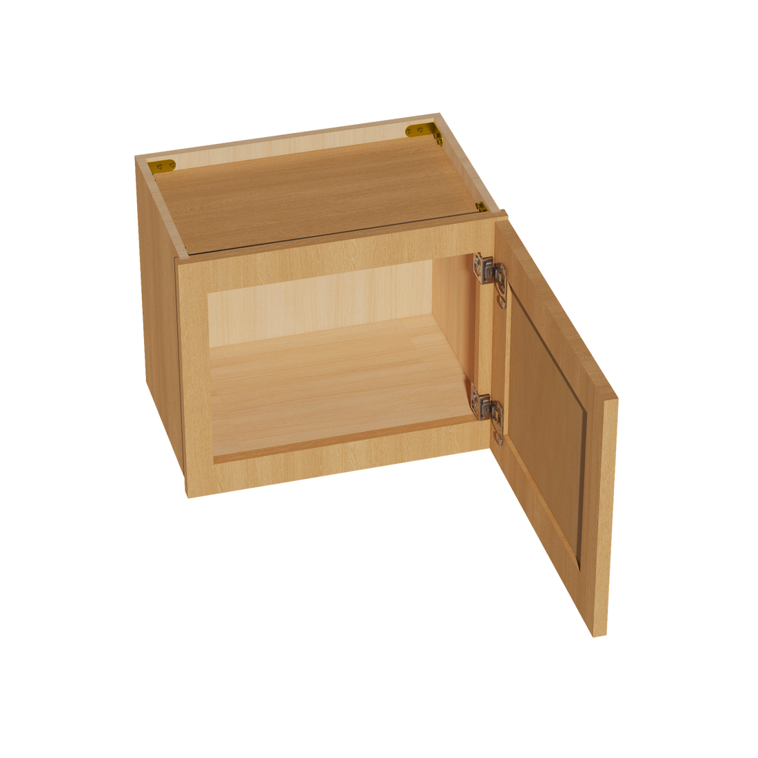 HT-W1815: Timber Wood Shaker 18"W x 15"H 1 Door Standard Wall Bridge Cabinet