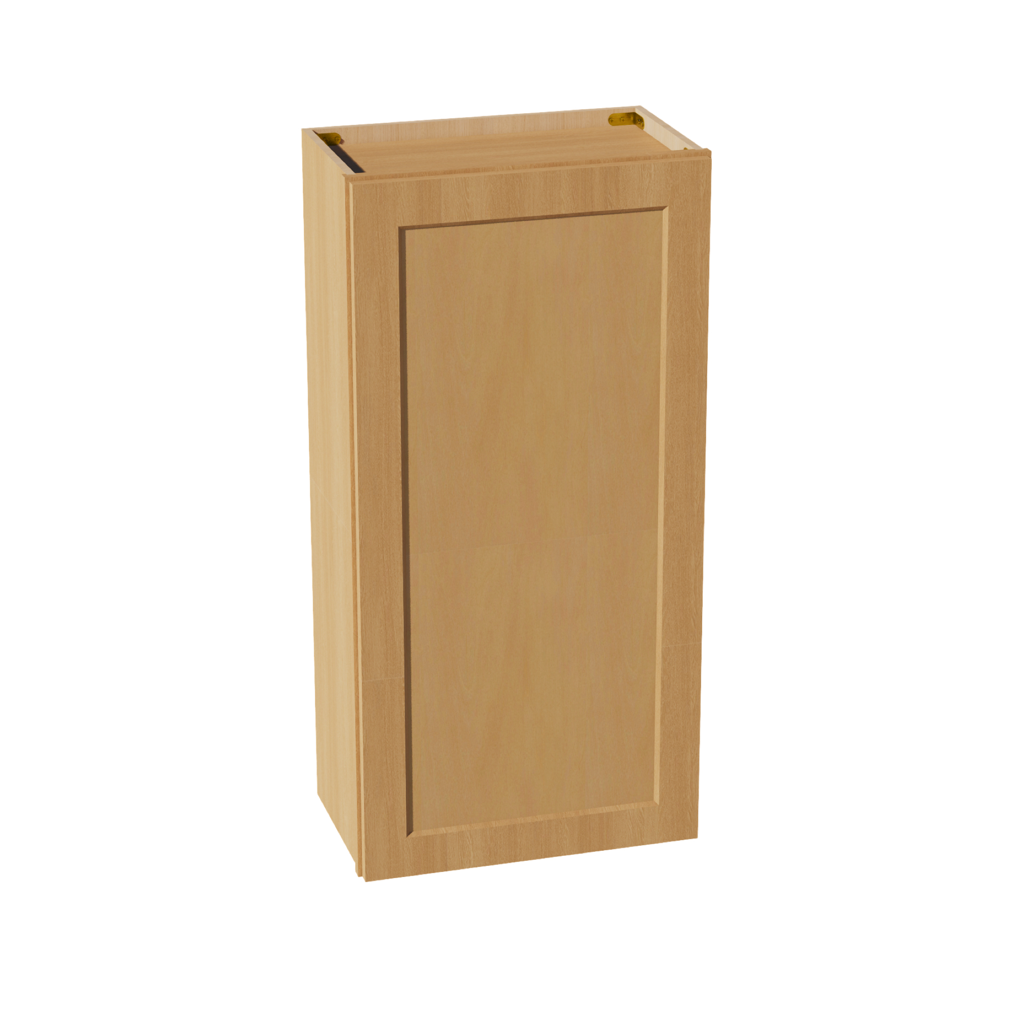 HT-W2142: Timber Wood Shaker 21"W x 42"H 1 Door & 3 Shelves Standard Wall Cabinet