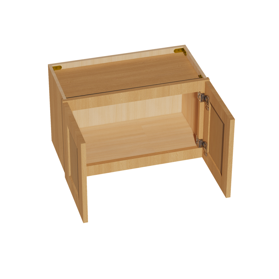 HT-W2415: Timber Wood Shaker 24"W x 15"H 2 Doors Standard Wall Bridge Cabinet