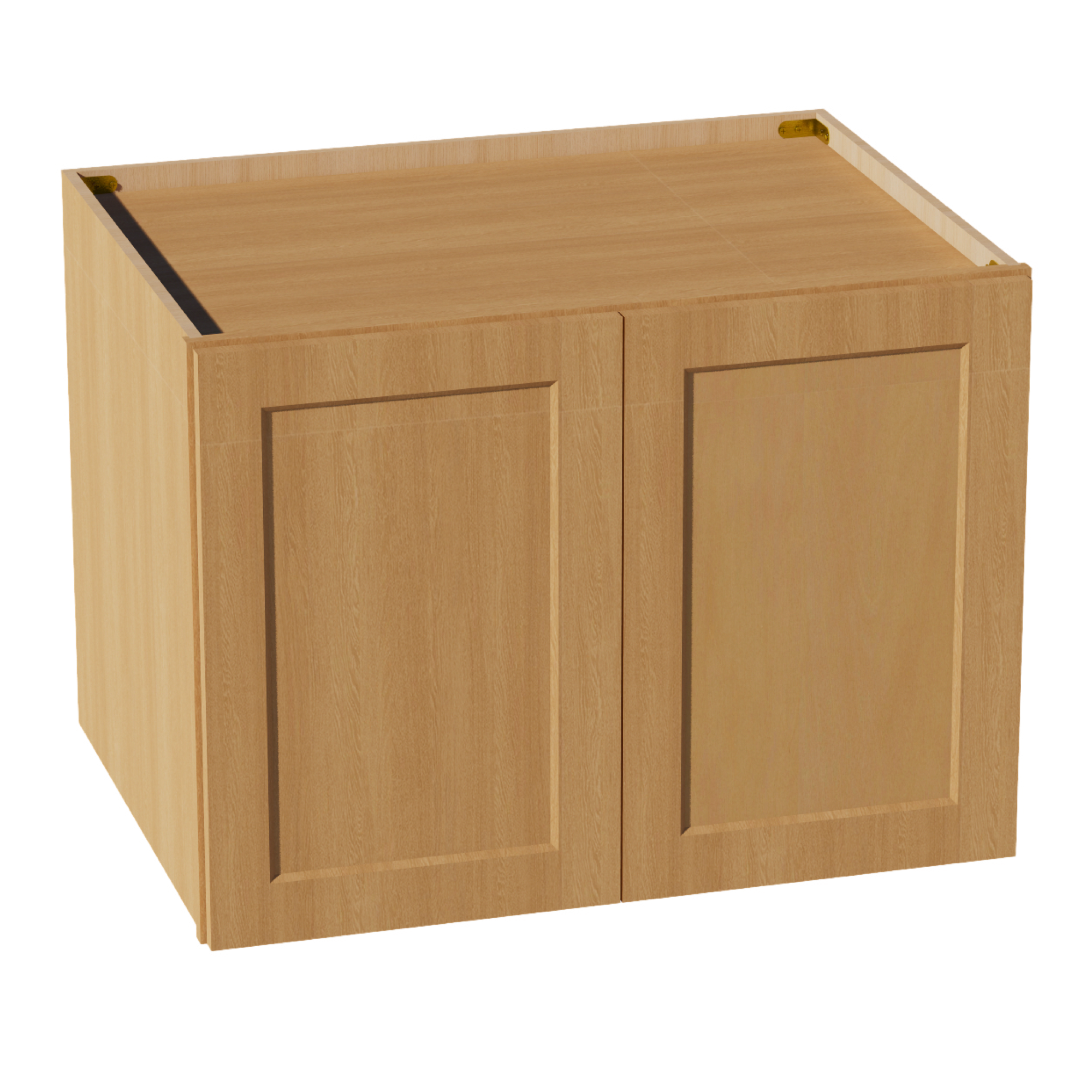 HT-W332424: Timber Wood Shaker 33"W x 24"H x 24"D 2 Doors & 1 Shelf Standard Bridge Wall Cabinet