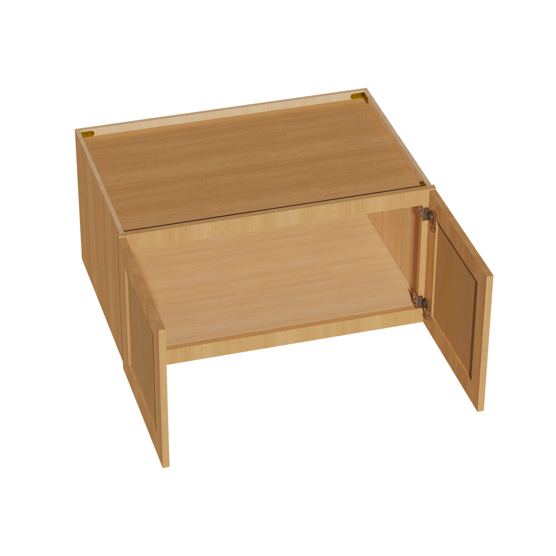 HT-W361824: Timber Wood Shaker 36"W x 18"H x 24"D 2 Doors Standard Bridge Wall Cabinet