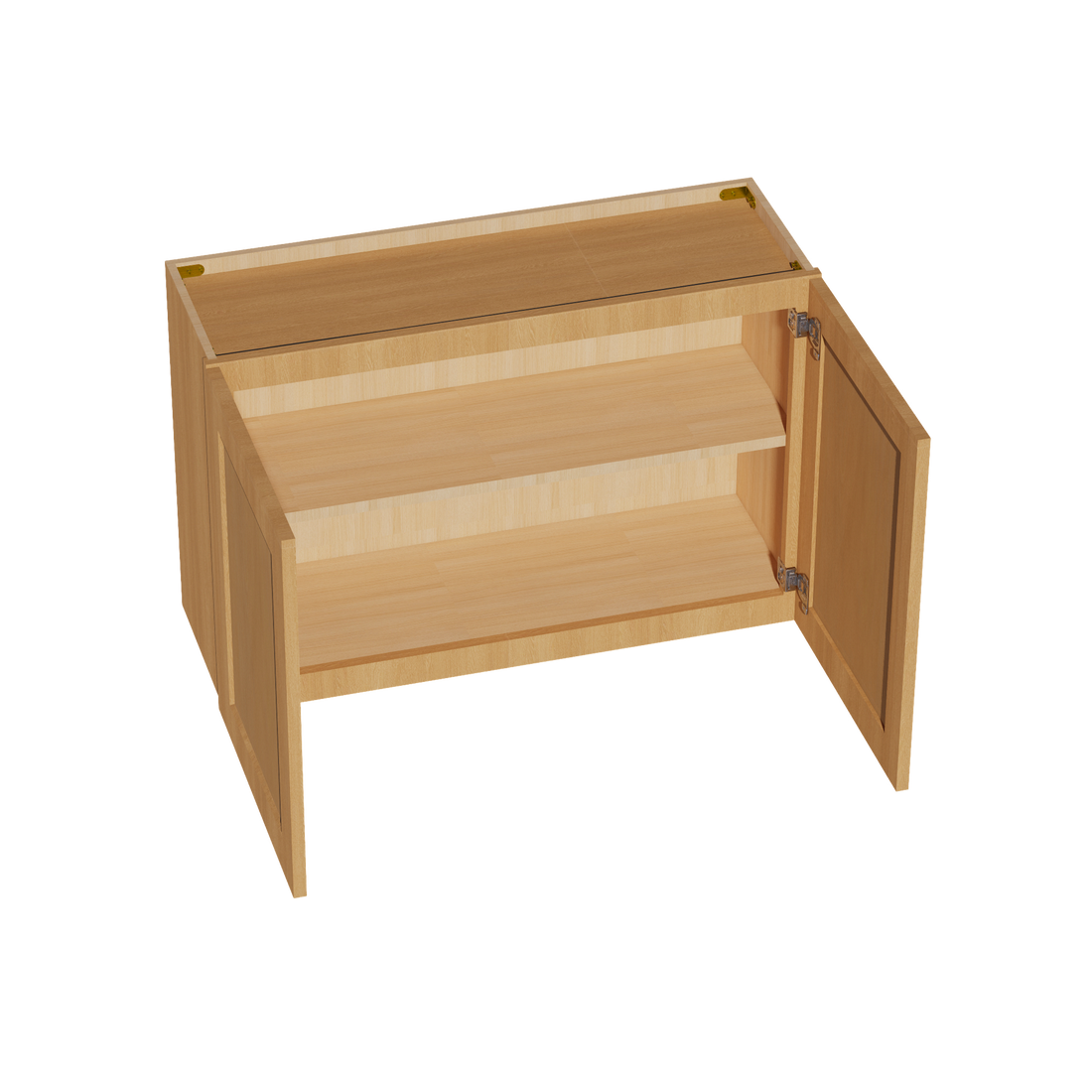 HT-W3624: Timber Wood Shaker 36"W x 24"H 2 Doors Standard Wall Bridge Cabinet