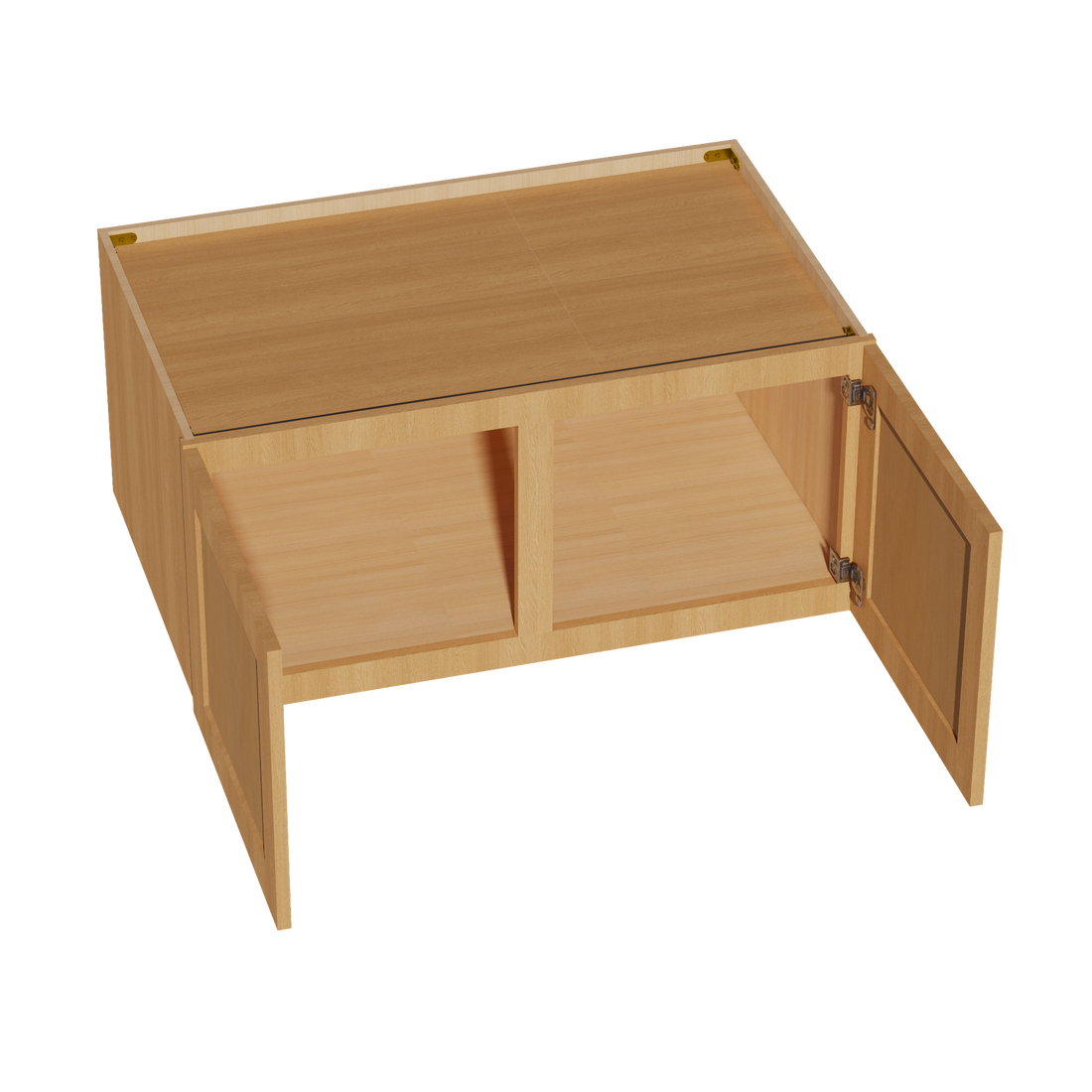 HT-W391824: Timber Wood Shaker 39"W x 18"H x 24"D 2 Doors Standard Bridge Wall Cabinet