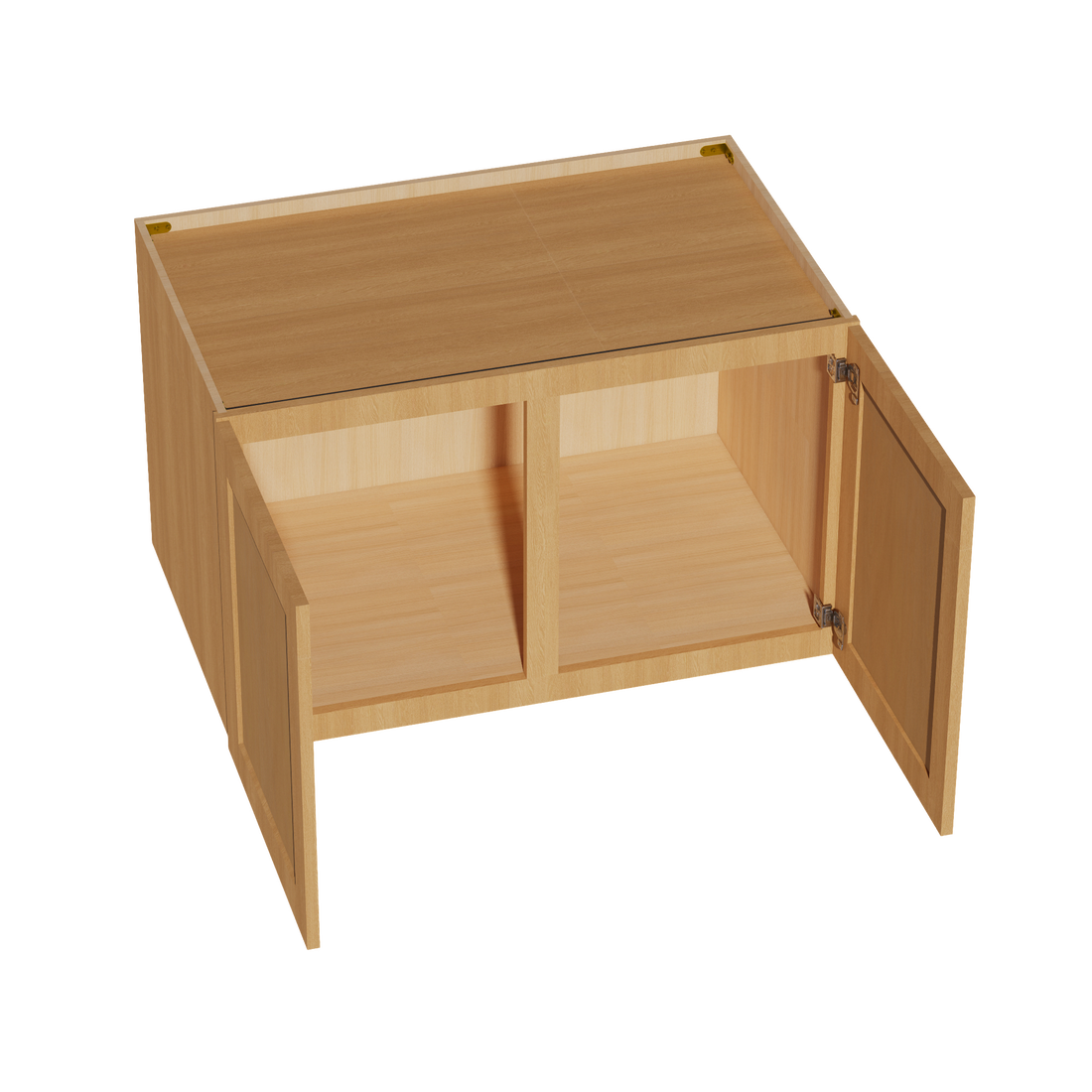 HT-W392424: Timber Wood Shaker 39"W x 24"H x 24"D 2 Doors & 1 Shelf Standard Bridge Wall Cabinet