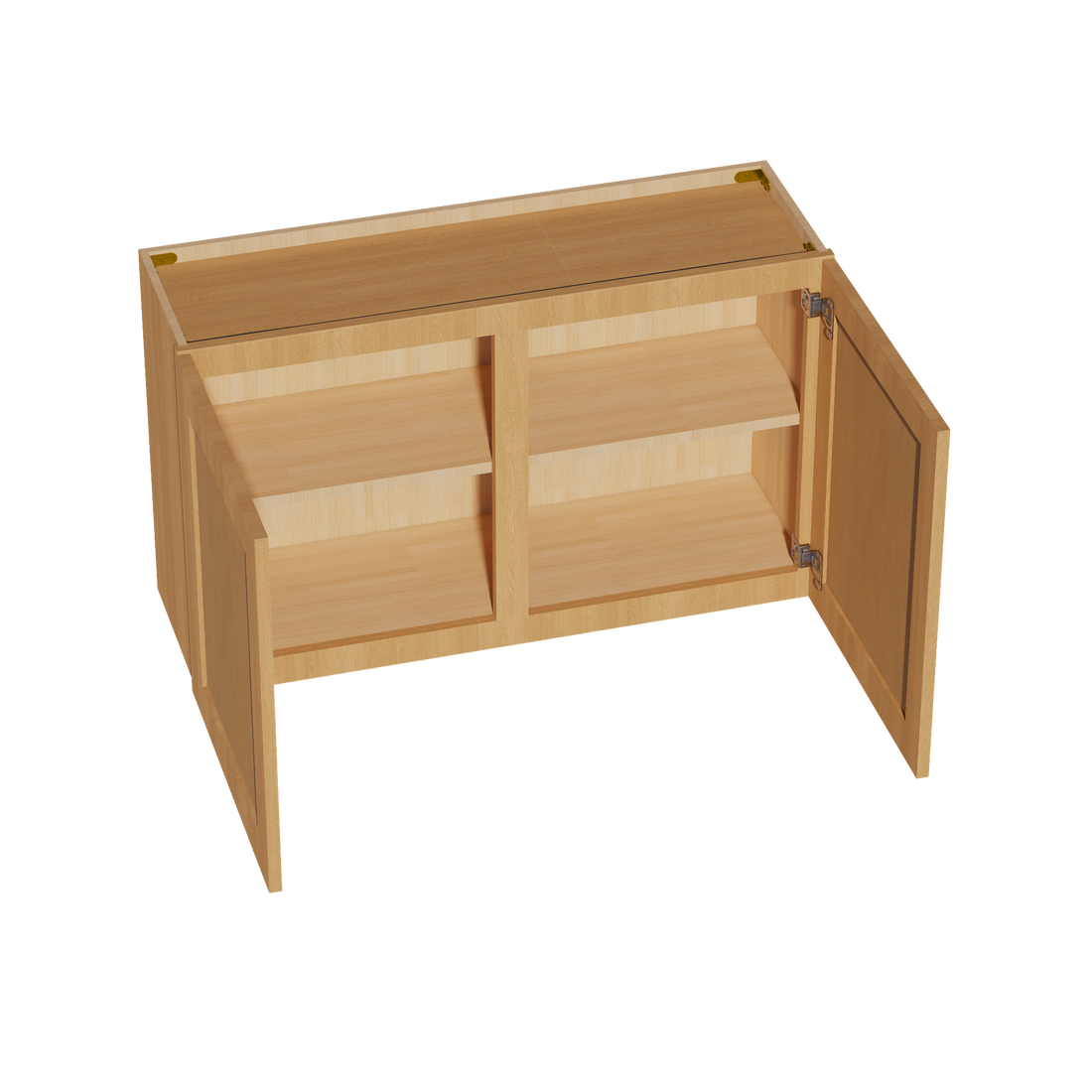 HT-W3924: Timber Wood Shaker 39"W x 24"H 2 Doors Standard Wall Bridge Cabinet