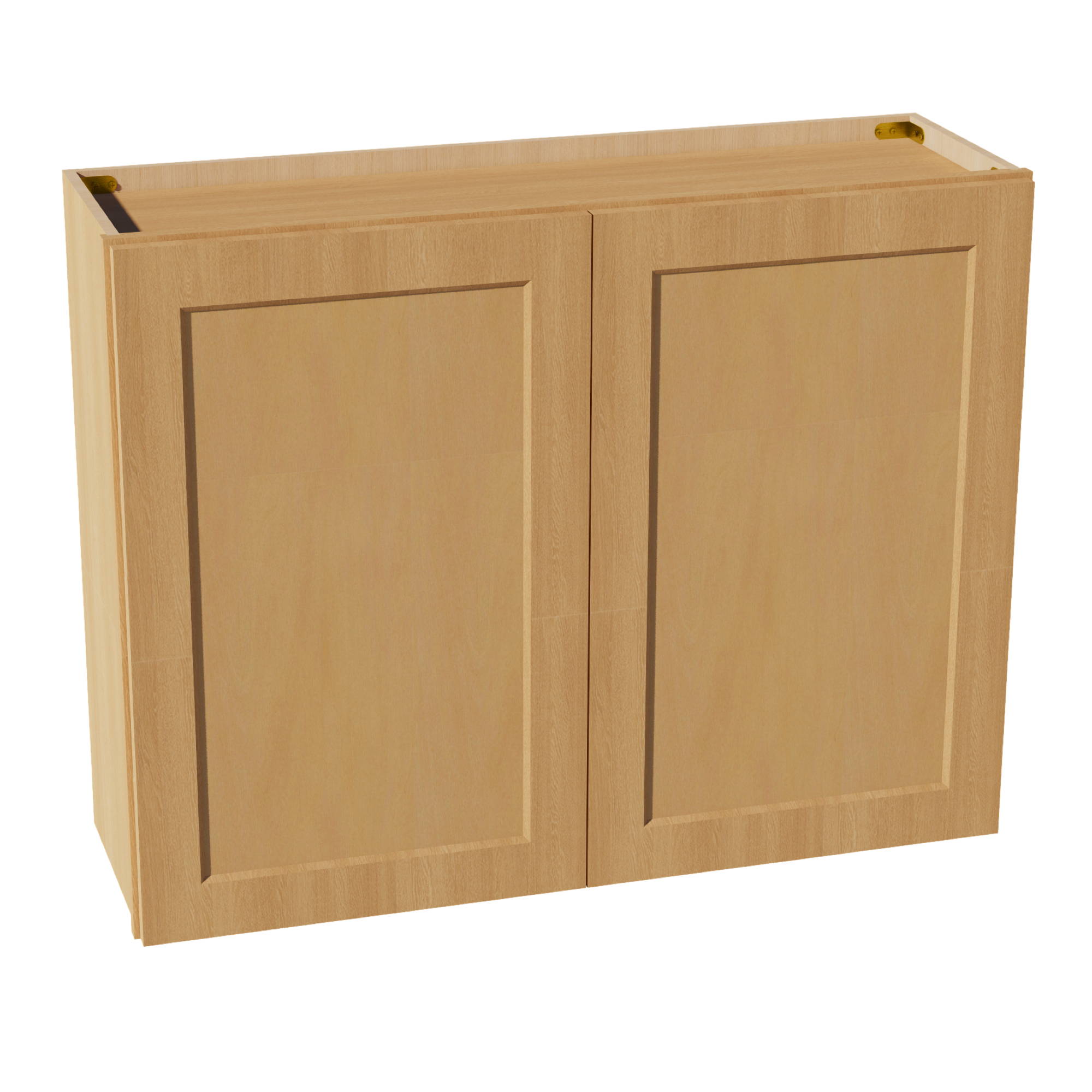 HT-W3930: Timber Wood Shaker 39"W x 30"H 2 Doors & 2 Shelves Standard Wall Cabinet