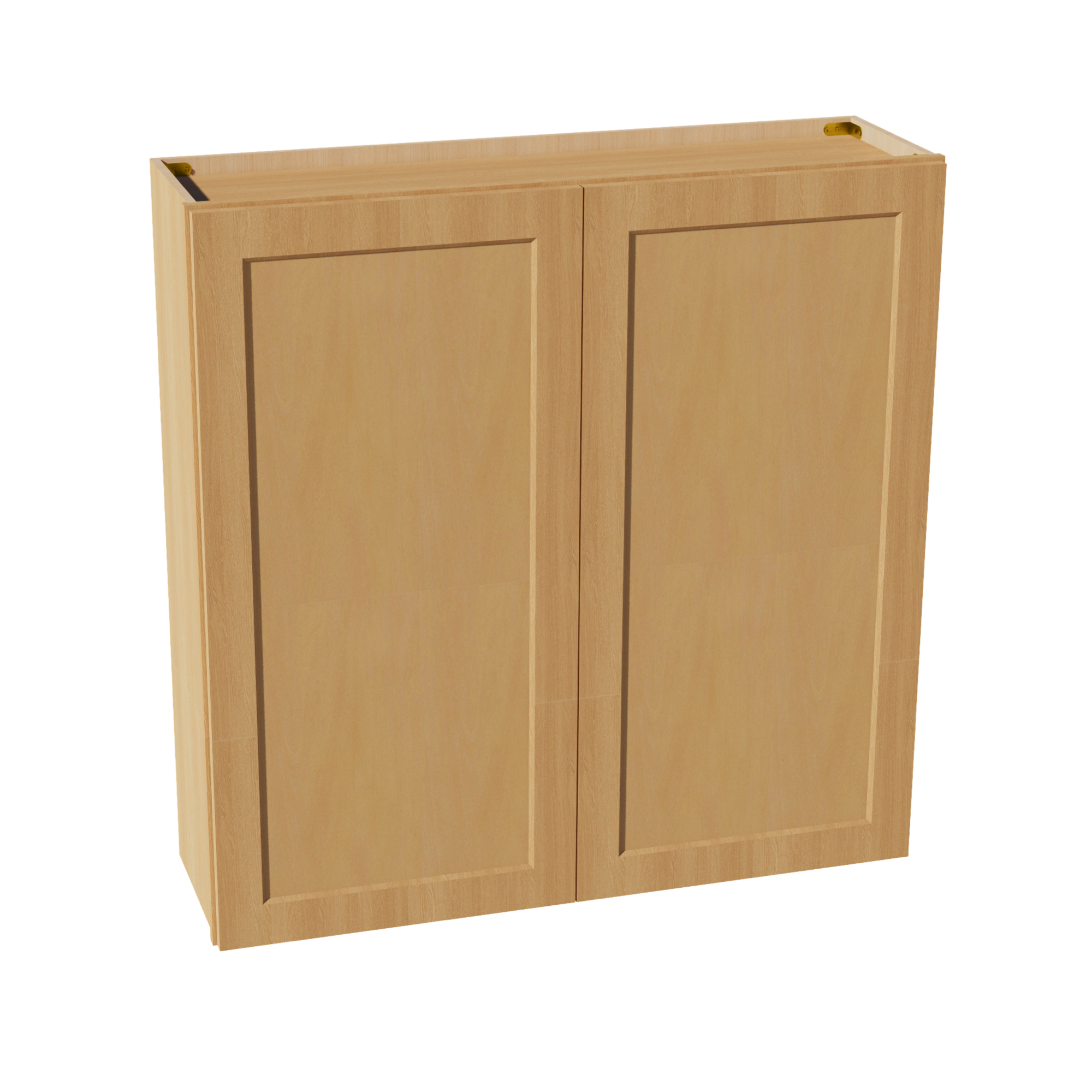 HT-W4242: Timber Wood Shaker 42"W x 42"H 2 Doors & 3 Shelves Standard Wall Cabinet