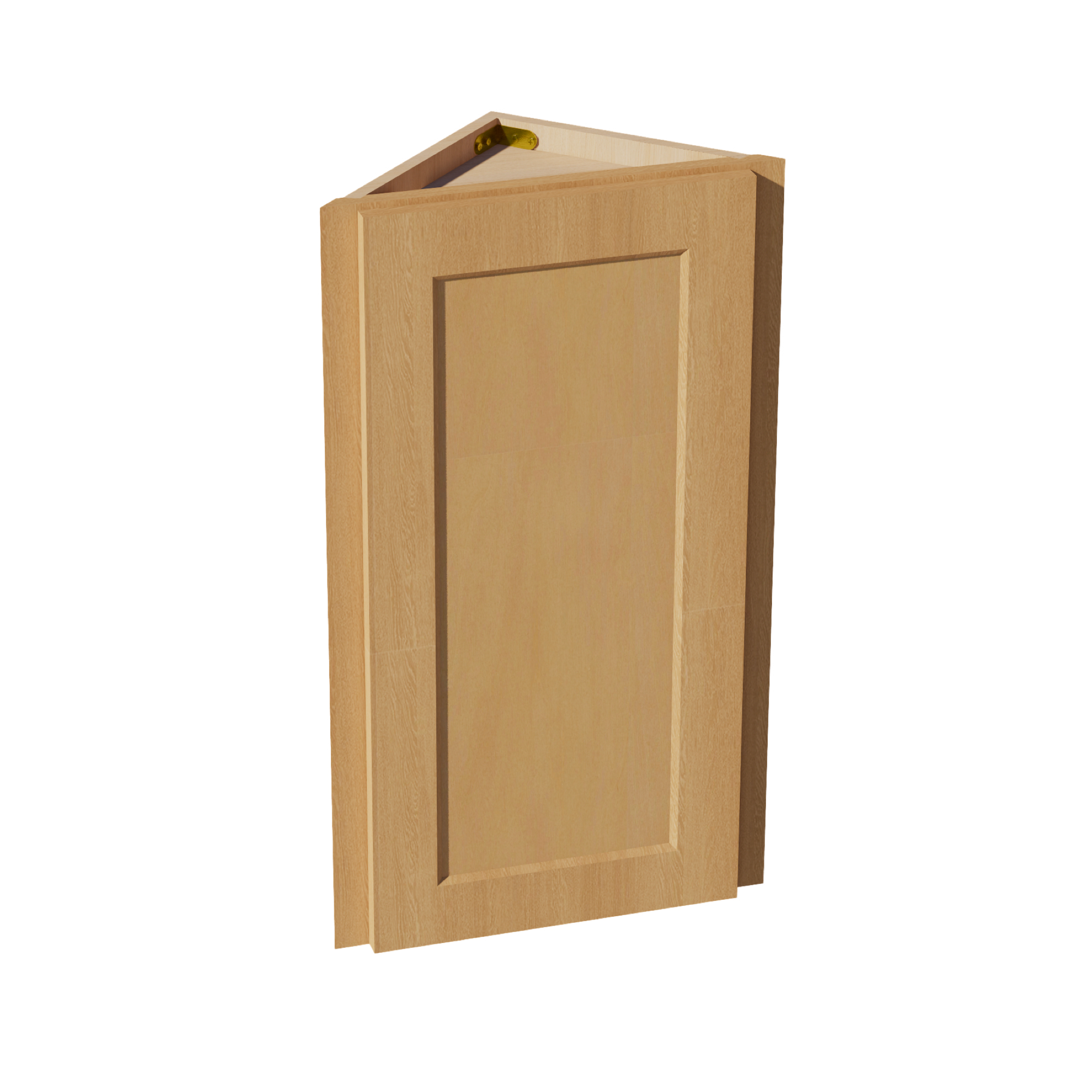 HT-WAE1230: Timber Wood Shaker 12"W x 30"H x 12"D 1 Door & 2 Shelves Wall Angle End Cabinet