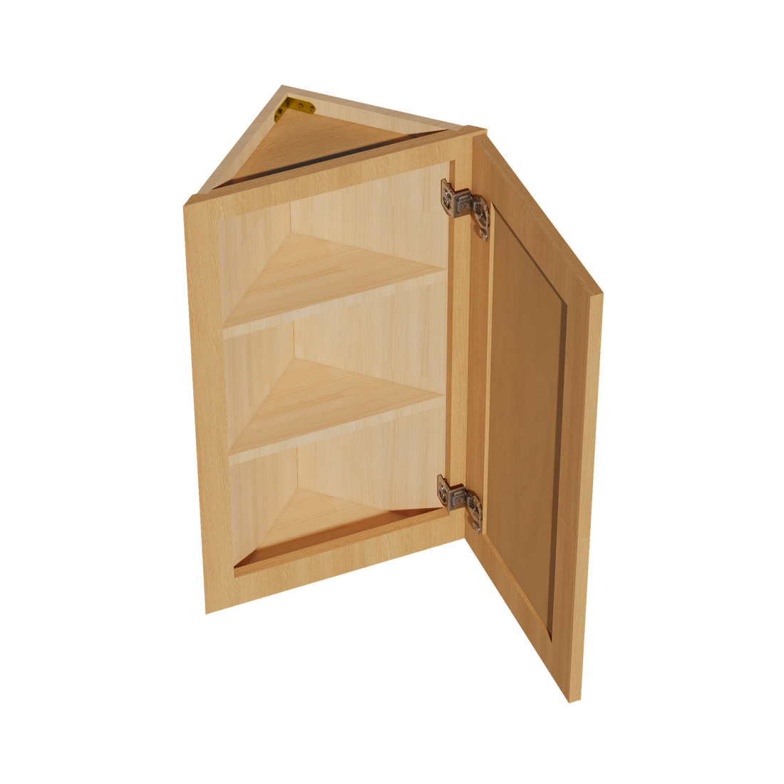 HT-WAE1230: Timber Wood Shaker 12"W x 30"H x 12"D 1 Door & 2 Shelves Wall Angle End Cabinet
