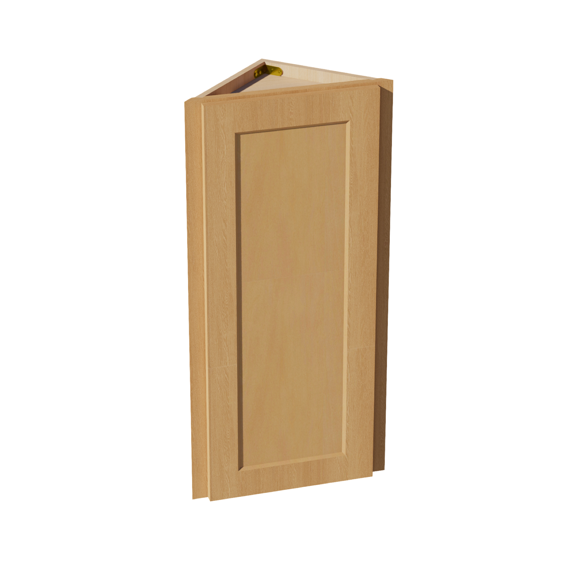 HT-WAE1236: Timber Wood Shaker 12"W x 36"H x 12"D 1 Door & 2 Shelves Wall Angle End Cabinet