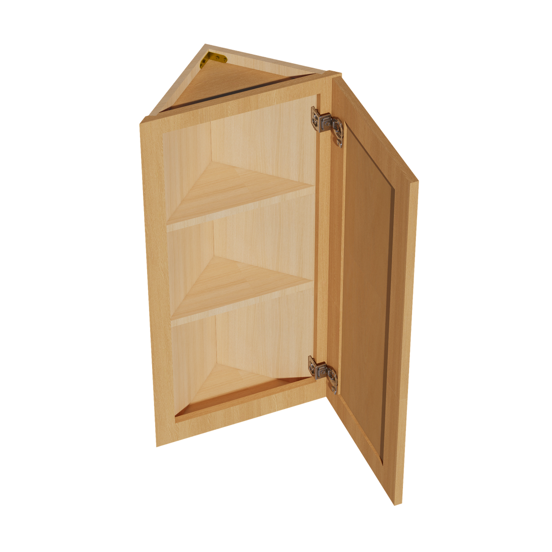 HT-WAE1236: Timber Wood Shaker 12"W x 36"H x 12"D 1 Door & 2 Shelves Wall Angle End Cabinet