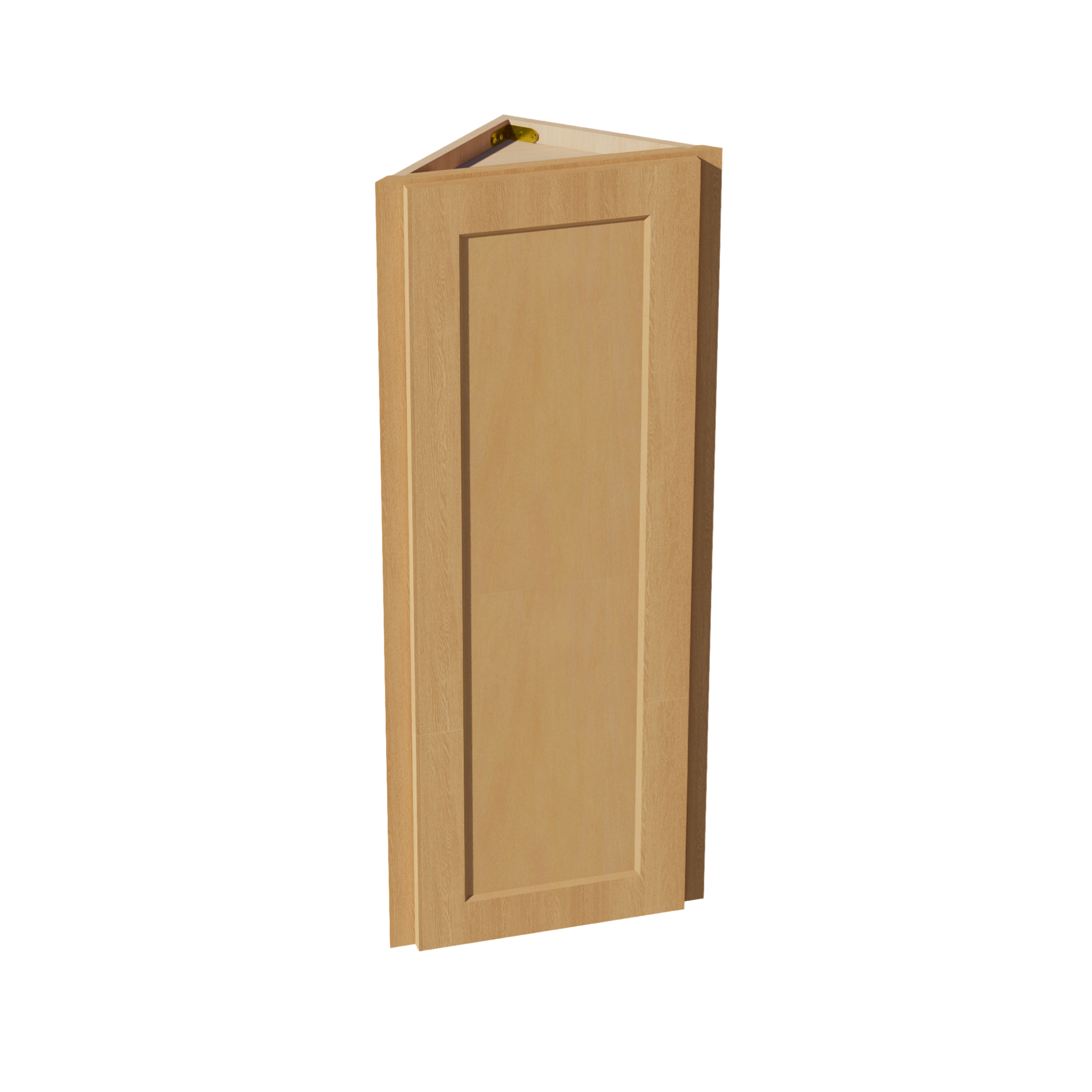 HT-WAE1242: Timber Wood Shaker 12"W x 42"H x 12"D 1 Door & 3 Shelves Wall Angle End Cabinet
