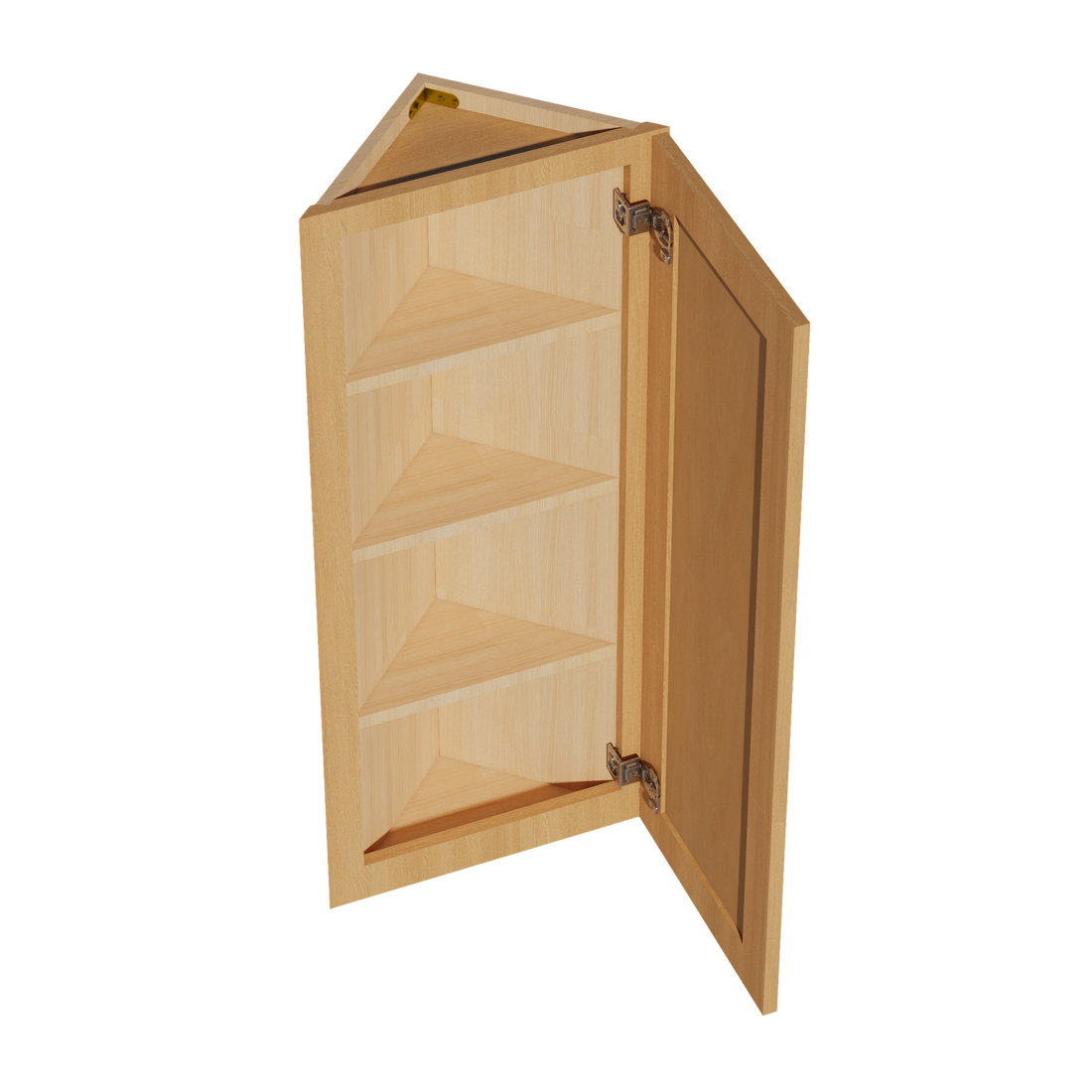 HT-WAE1242: Timber Wood Shaker 12"W x 42"H x 12"D 1 Door & 3 Shelves Wall Angle End Cabinet