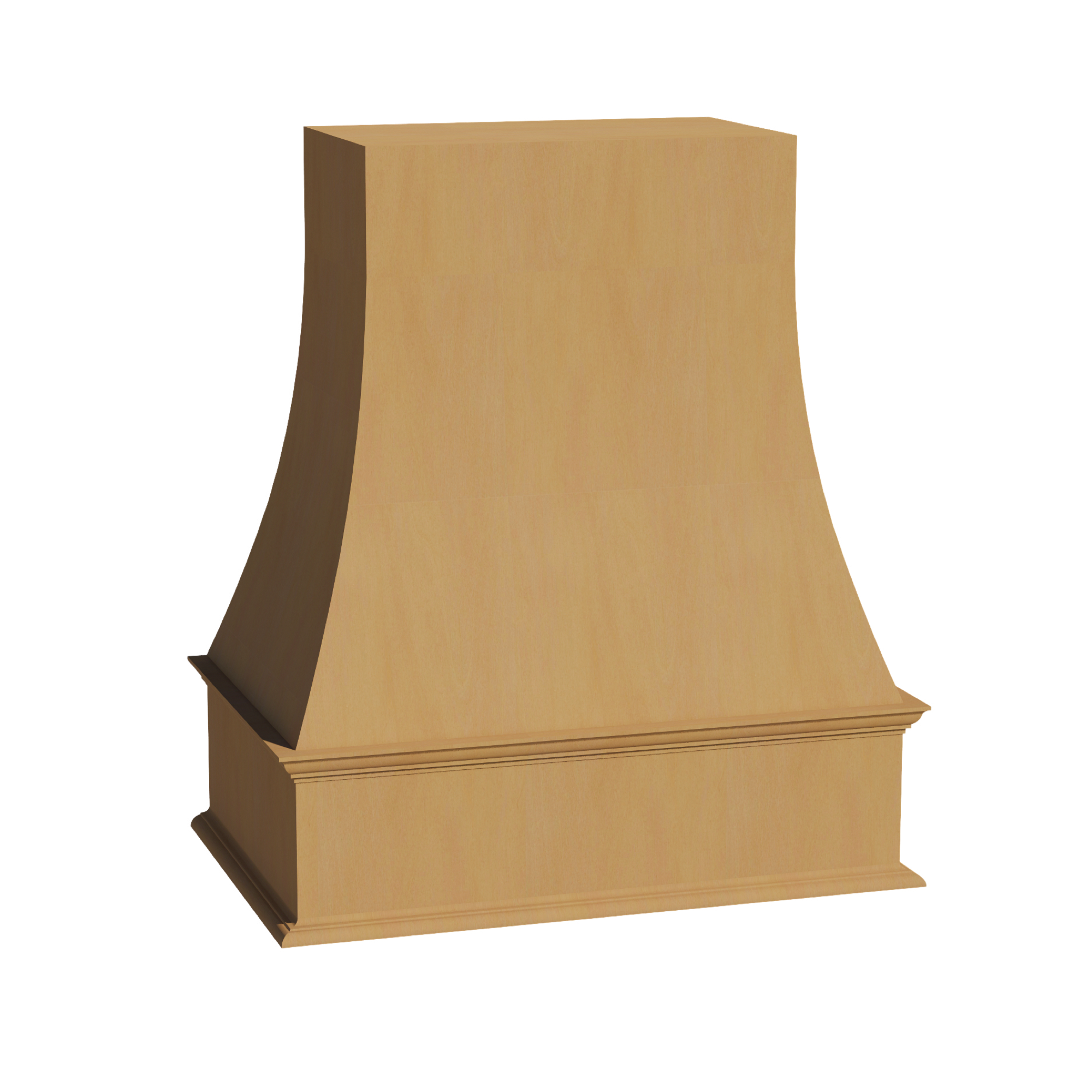 HT-WRH3036: Timber Wood Shaker 30"W x 36"H Wood Wall Mounted Range Hoods