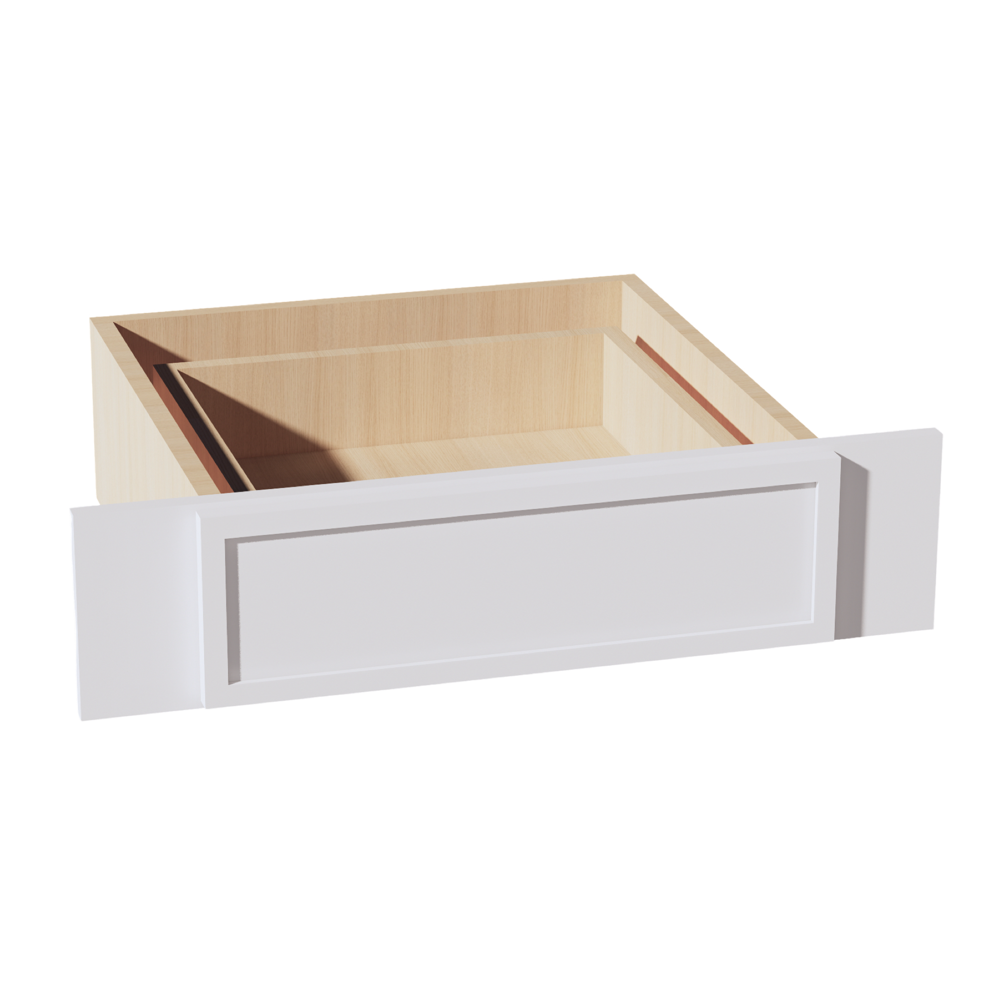 SF-KD30: Frost White Slim Shaker 30"W Vanity Knee Drawers