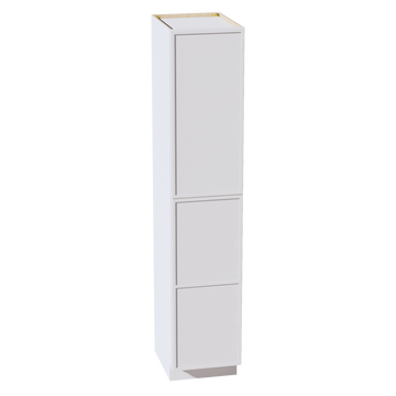 SF-TP1890: Frost White Slim Shaker 18"W x 90"H x 24"D 2 Doors & 5 Shelves Tall Shelf Pantry Cabinets