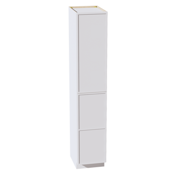SF-TP1896: Frost White Slim Shaker 18"W x 96"H x 24"D 2 Doors & 6 Shelves Tall Shelf Pantry Cabinets