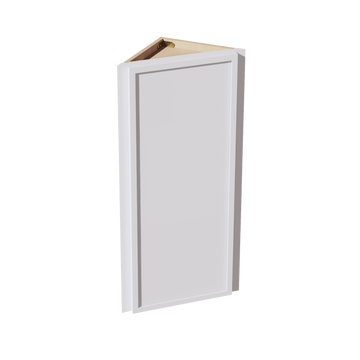 SF-WAE1236: Frost White Slim Shaker 12"W x 36"H x 12"D 1 Door & 2 Shelves Wall Angle End Cabinet