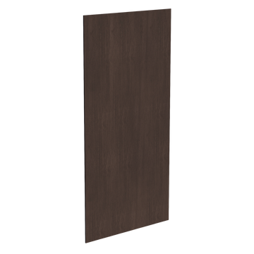 SM-BP4896-1/2: Mocha Brown Slim Shaker 48"W x 96"H x 1/2"D Base End Skin Panel