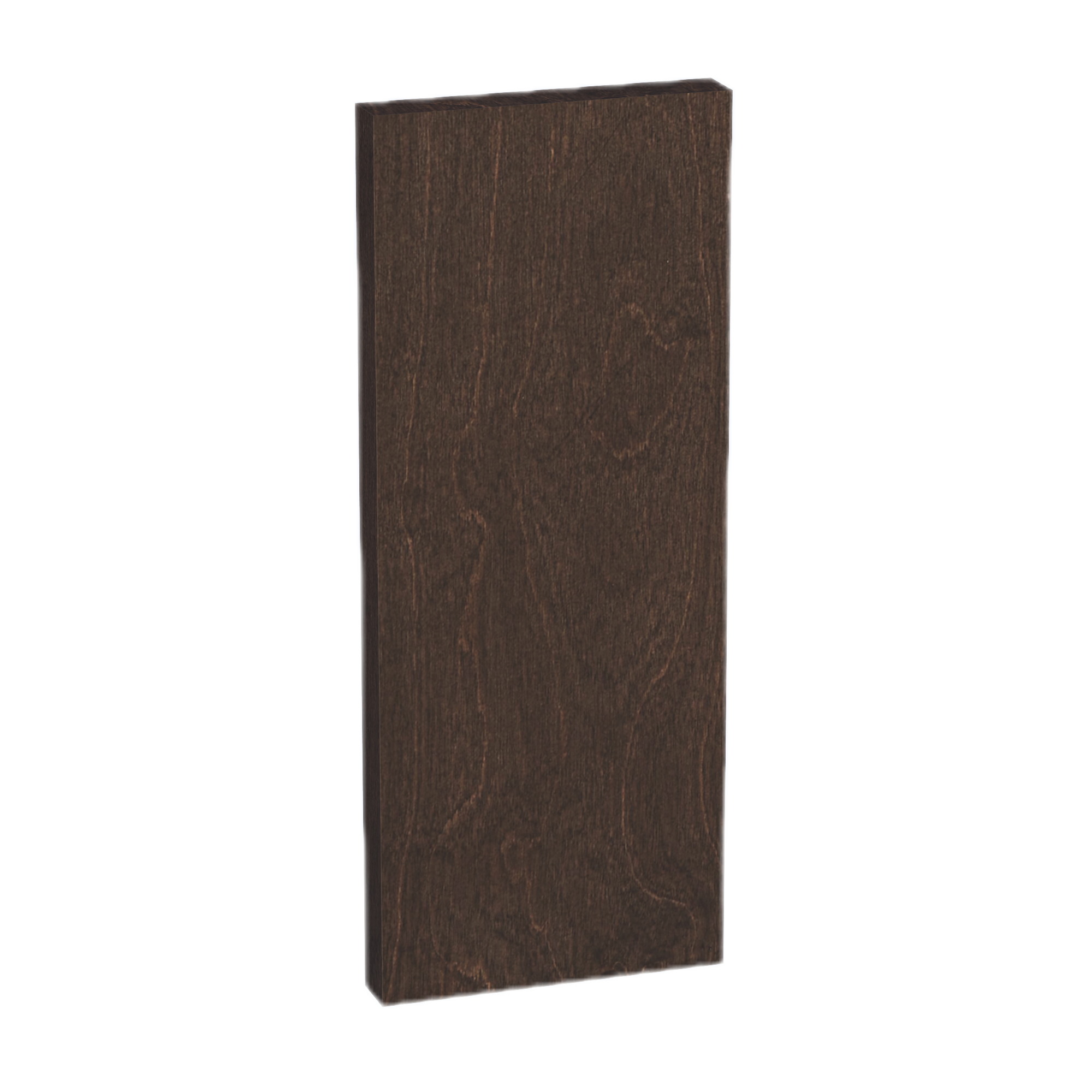 SM-FLS30: Mocha Brown Slim Shaker 30"W x 2"H x 12"D Flat Shelf