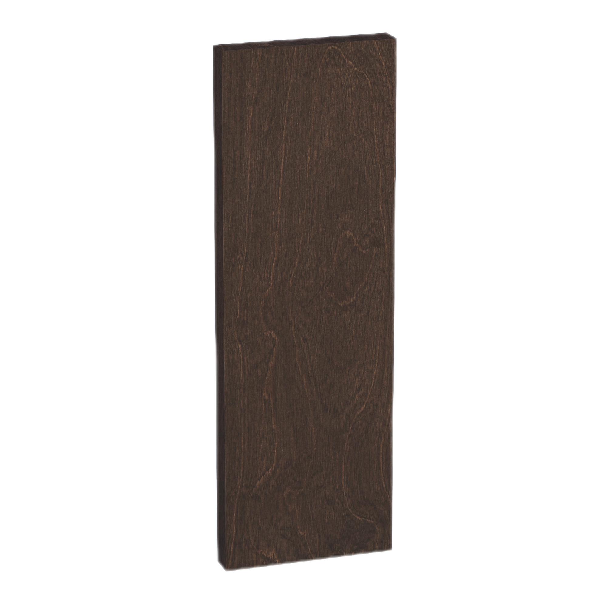 SM-FLS36: Mocha Brown Slim Shaker 36"W x 2"H x 12"D Flat Shelf
